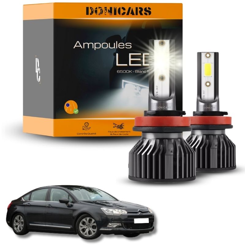 Pack Ampoules LED H7 Citroën C5 (2000 à 2008) - Kit LED Donicars