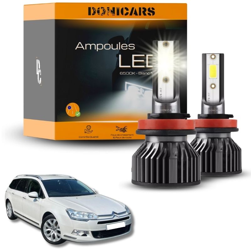 Pack Ampoules LED H7 Citroën C5 (2008 à 2017) - Kit LED Donicars
