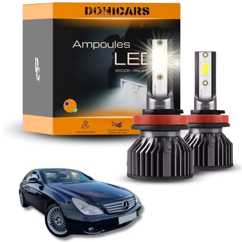 Pack Ampoules LED H7 Mercedes Benz CLS (W219) (2003 à 2011) - Kit LED Donicars