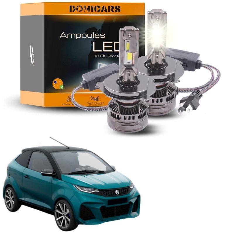 Pack Ampoules LED H4 140W Canbus pour Aixam Coupé (2013 à 2024) - Phares Avants Aixam Donicars