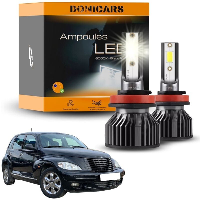 Pack Ampoules LED H7 Chrysler PT Cruiser (2000 à 2010) - Kit LED Donicars