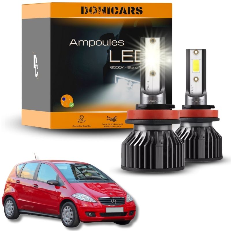 Pack Ampoules LED H7 Mercedes Benz Classe A (W169) (2004 à 2012) - Kit LED Donicars
