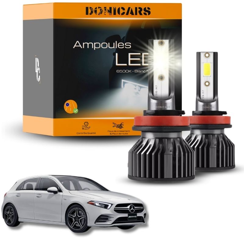 Pack Ampoules LED H7 Mercedes Benz Classe A (W177) (2018 à 2023) - Kit LED Donicars
