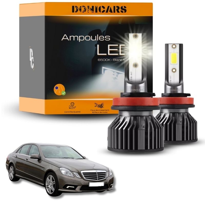 Pack Ampoules LED H7 Mercedes Benz Classe E (W212) (2009 à 2016) - Kit LED Donicars
