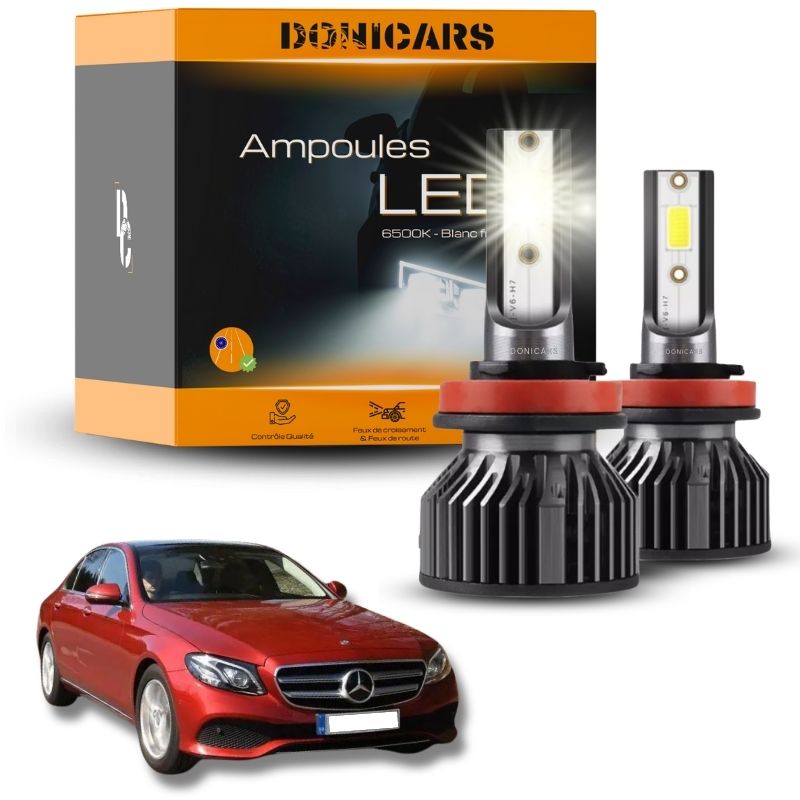 Pack Ampoules LED H7 Mercedes Benz Classe E (W213) (2016 à 2023) - Kit LED Donicars