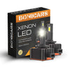Pack Ampoules Xenon LED - 90W - Blanc 6000K - Plug and Play Donicars
