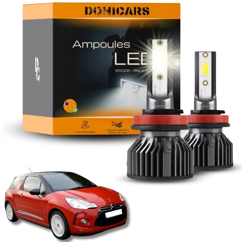 1x Ampoule LED H3 CANbus  Conversion Phares Led Lumière Blanche