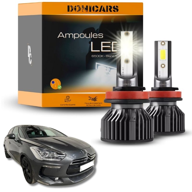 Pack Ampoules LED H1 Citroën DS5 (2011 à 2015) - Kit LED Feux de route Donicars
