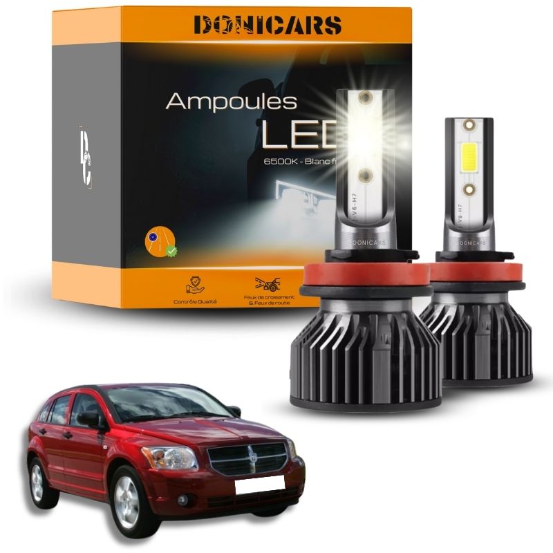 Pack Ampoules LED H4 Dodge Caliber (2006 à 2012) - Kit LED Donicars