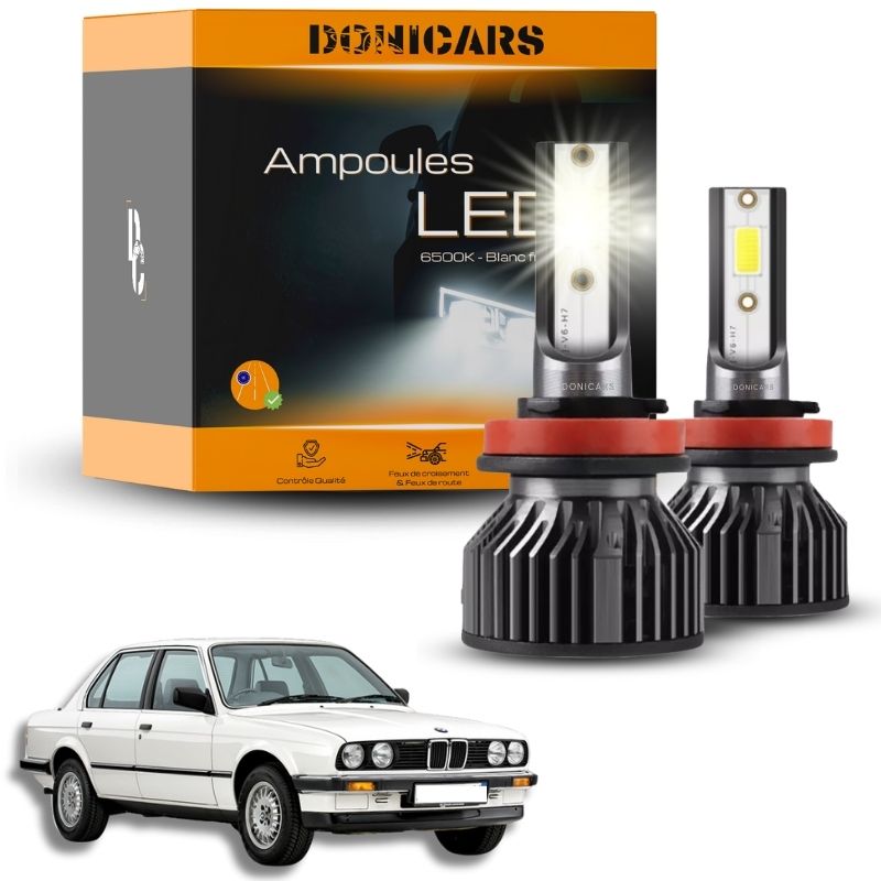 Pack Ampoules LED H1 BMW Serie 3 (E30) (1984 - 1991)  - Kit LED Donicars