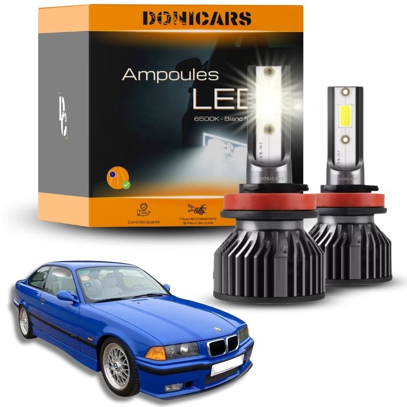 Pack Ampoules LED H1 BMW Serie 3 (E36) (1991 - 1998) - Kit LED Donicars