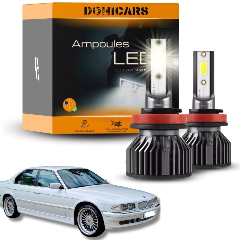 Pack Ampoules LED H7 BMW Serie 7 (E38) (1994 - 2001) - Kit LED Donicars