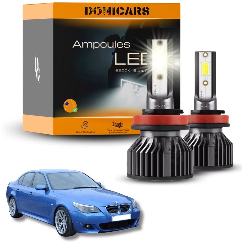 Pack Ampoules LED H7 BMW Serie 5 (E60 61) (2003 - 2010) - Kit LED Donicars