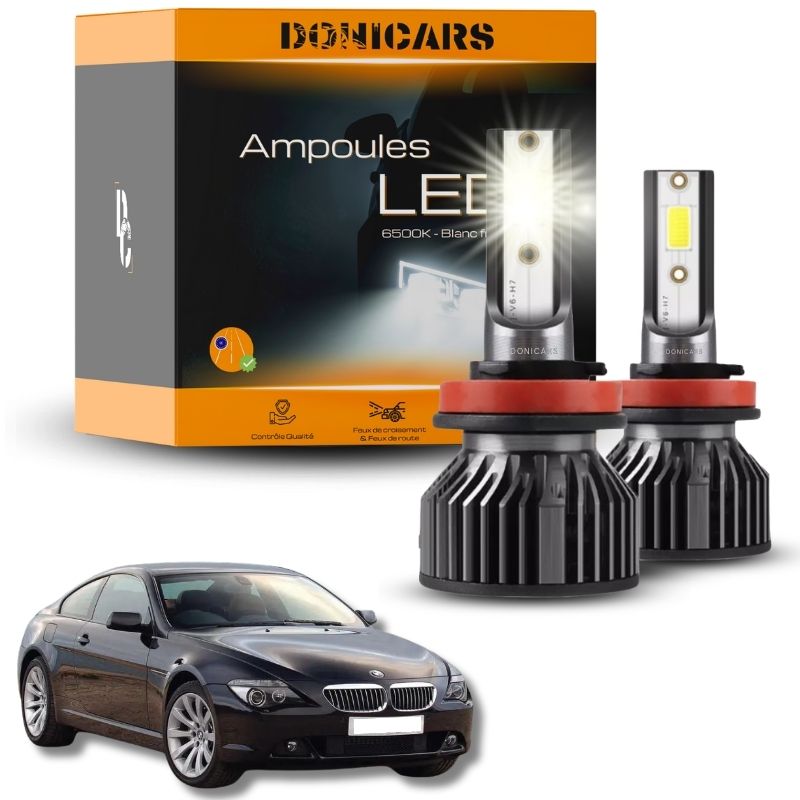 Pack Ampoules LED H7 BMW Serie 6 (E63 E64) (2004 - 2011)  - Kit LED Donicars