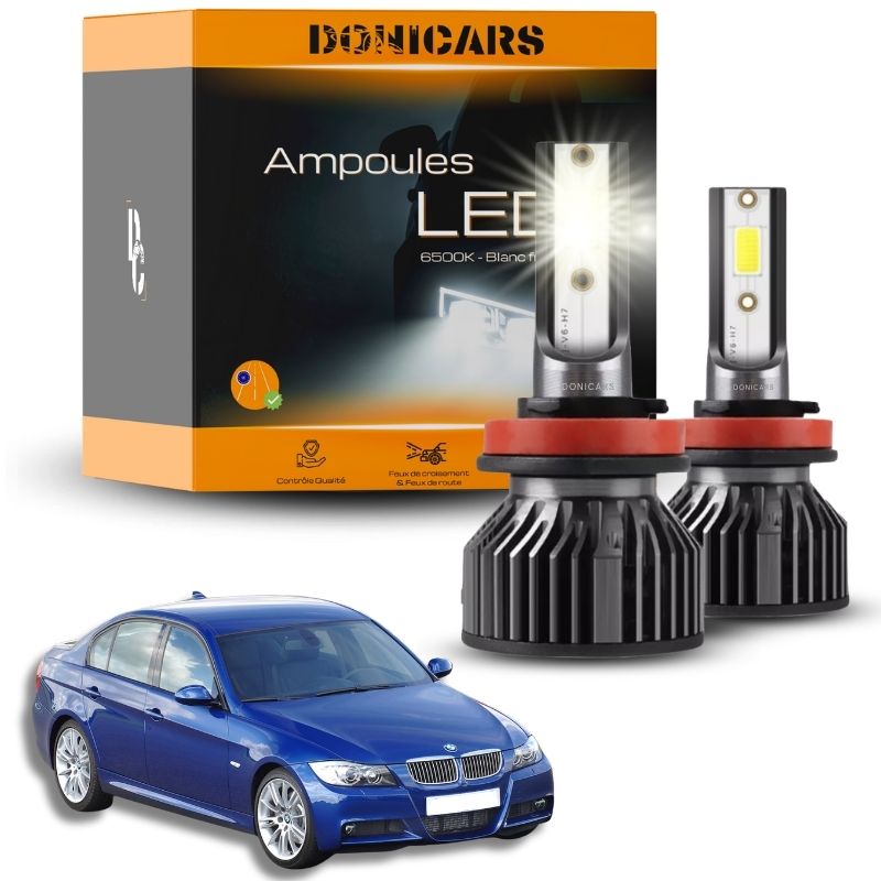 Pack Ampoules LED H7 BMW Serie 3 (E90 E91) (2005 - 2012) - Kit LED Donicars