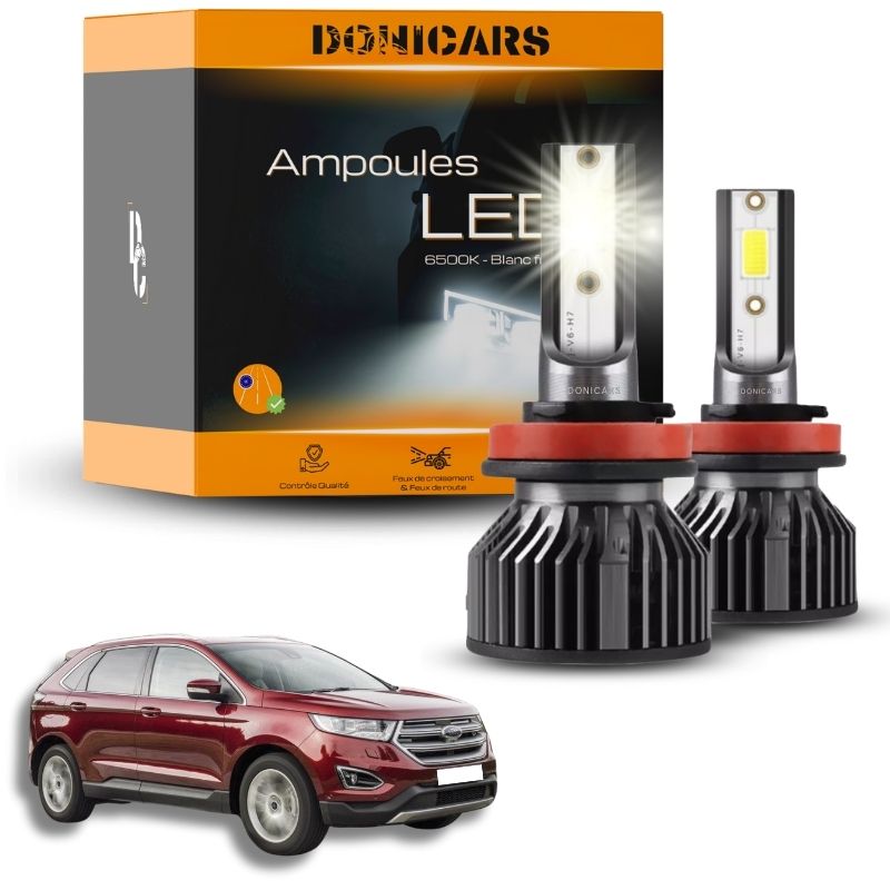 Pack Ampoules LED H7 Ford Edge 2 (2015 à 2020) - Kit LED Donicars