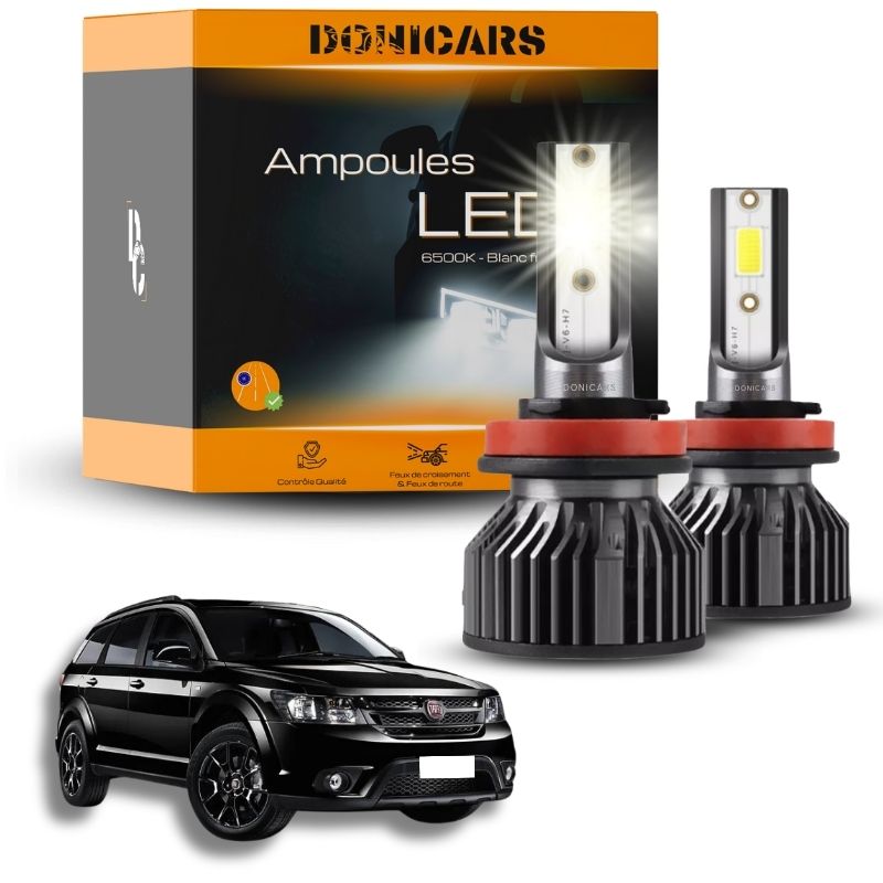 Pack Ampoules LED HB3 Fiat Freemont (2011 à 2016) - Kit LED Feux de route Donicars