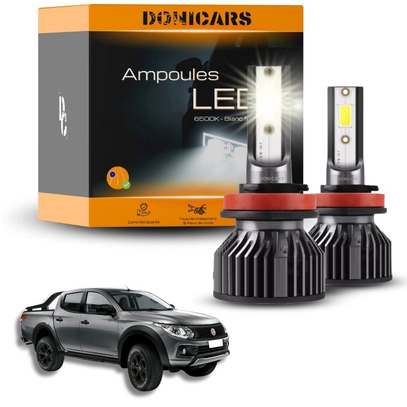Pack Ampoules LED H4 Fiat Fullback (2015 à 2020) - Kit LED Donicars
