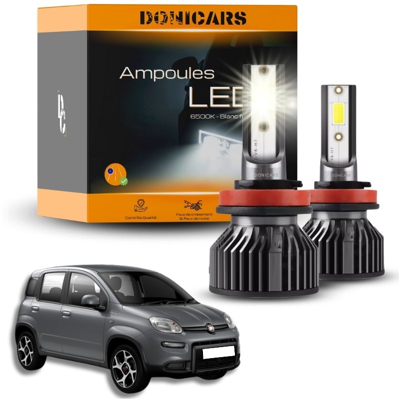 Pack Ampoules LED H4 Fiat Panda III (2012 - 2023)  - Kit LED Donicars