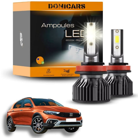 Pack Ampoules LED H7 Fiat Tipo 3 (2016 à 2023) - Kit LED Donicars