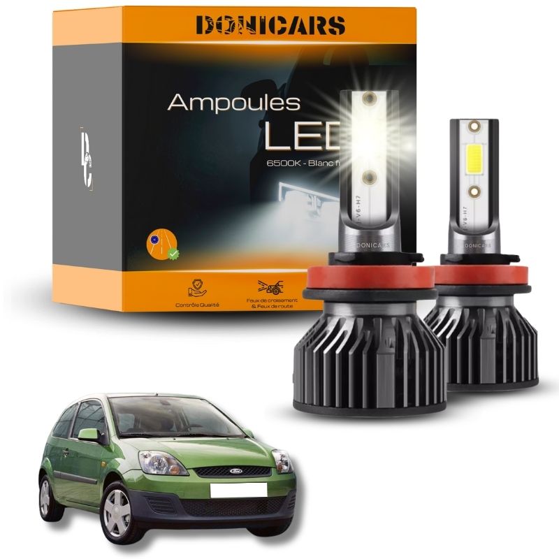 Pack Ampoules LED H4 Ford Fiesta MK5 (2002 - 2008)  - Kit LED Donicars