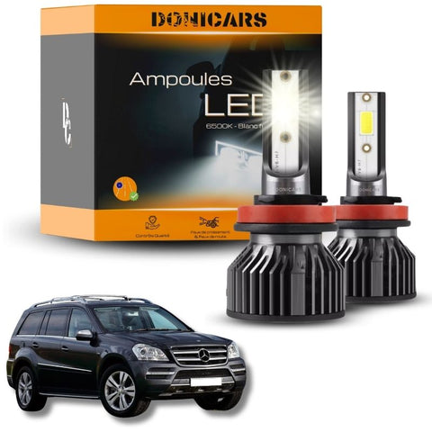 Pack Ampoules LED H7 Mercedes Benz GL (X164) (2006 à 2012) - Kit LED Donicars
