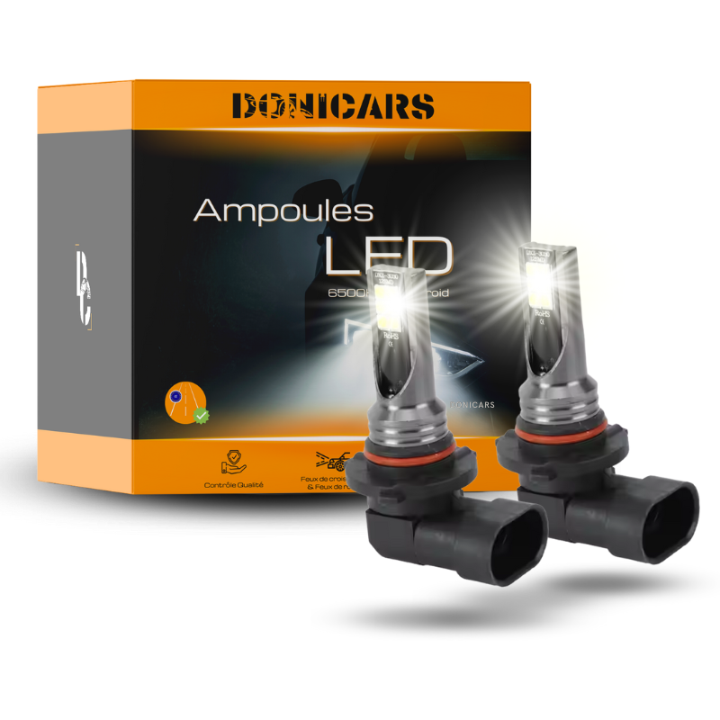 Pack ampoules LED HB4 9006 HYUNDAI i30 III 3/5 portes (PDE, PD, PDEN) (11.2016 et plus) - 72W Blanc pur Donicars