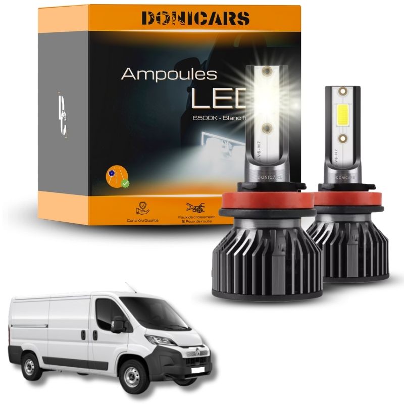Pack Ampoules LED H7 Citroën Jumper 2 (2006 à 2023) - Kit LED Donicars