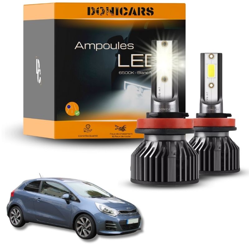 Pack Ampoules LED H7 Kia Rio 3 (2011 à 2017) - Kit LED Donicars