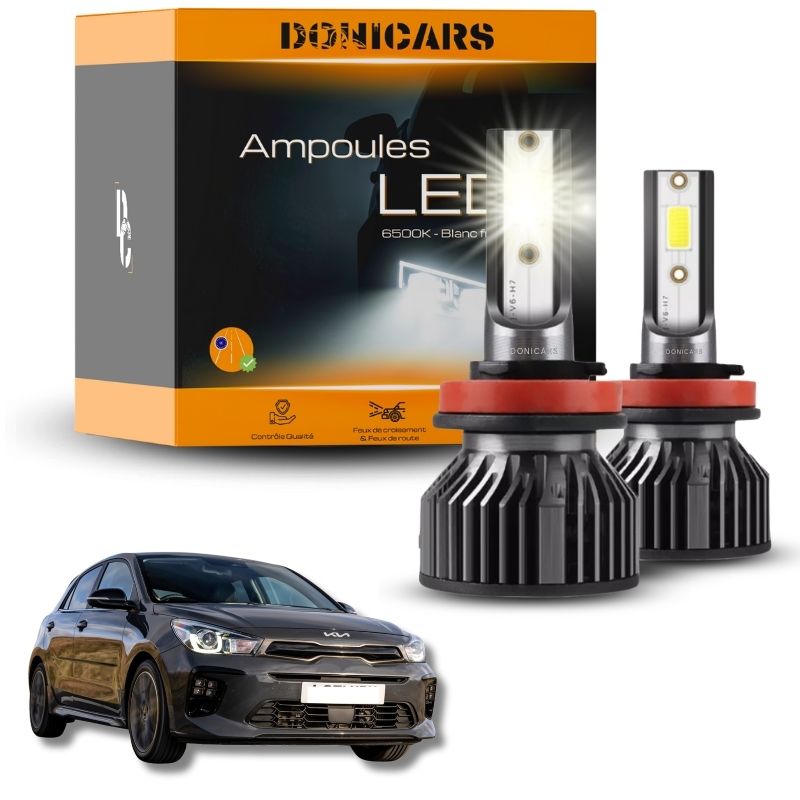 Pack Ampoules LED H4 Kia Rio 4 (2017 à 2023) - Kit LED Donicars