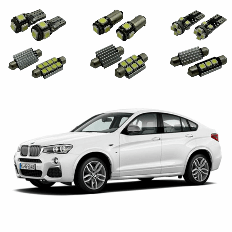 Weißes LED-Innenraumset 6000K BMW E4 F26 (2014-2018) - Donicars