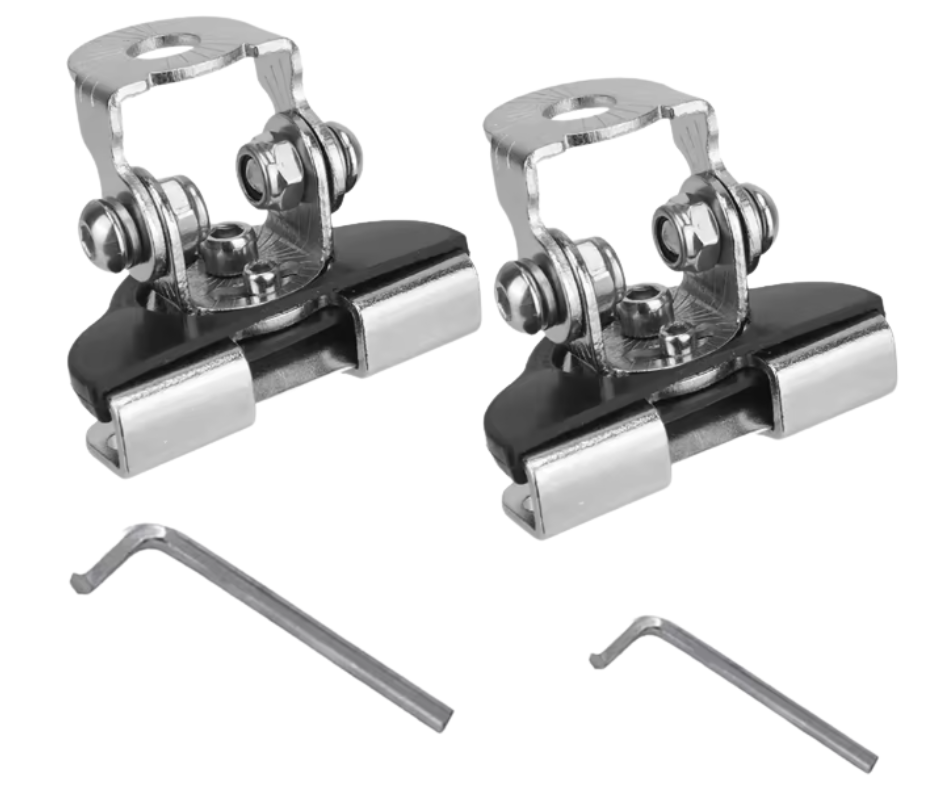Kit de 2 Supports de Montage Rotatifs pour Feux LED – Fixation Capot/Pilier A Donicars