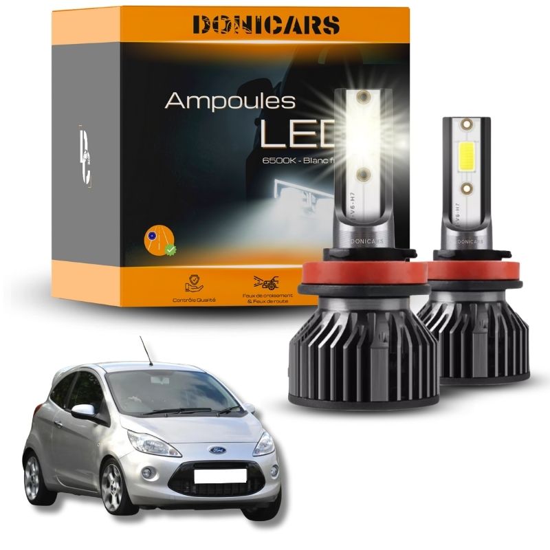 Pack Ampoules LED H7 Ford Ka (1997 à 2008) - Kit LED Donicars