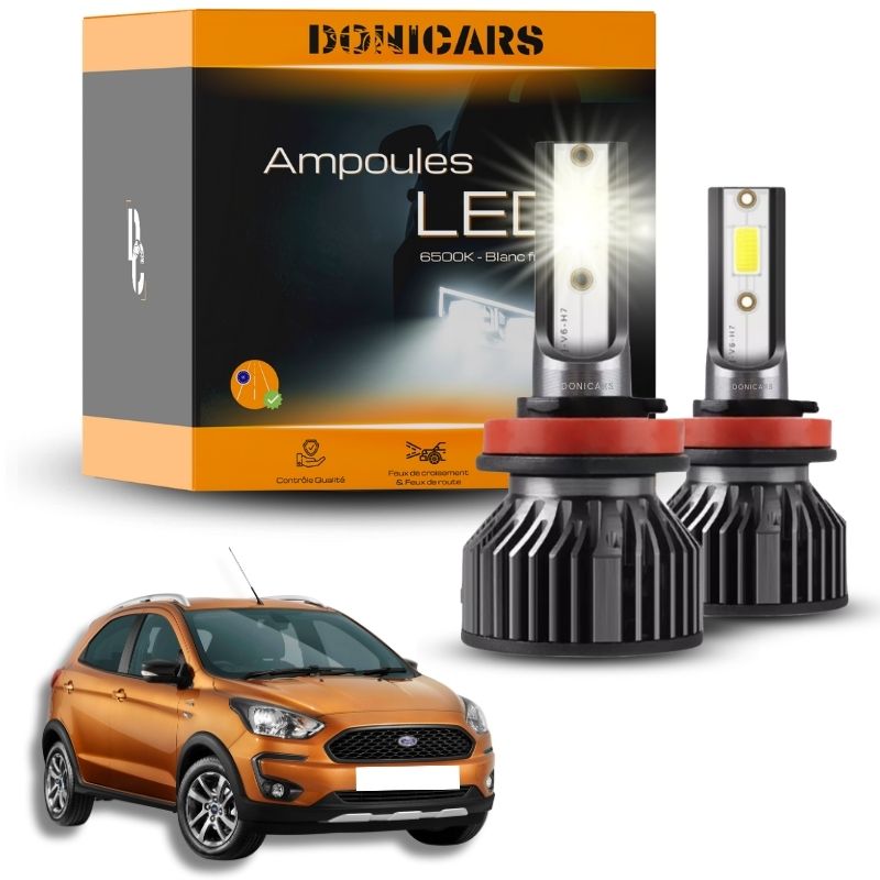 Pack Ampoules LED H4 Ford Ka+ (2016 à 2020) - Kit LED Donicars