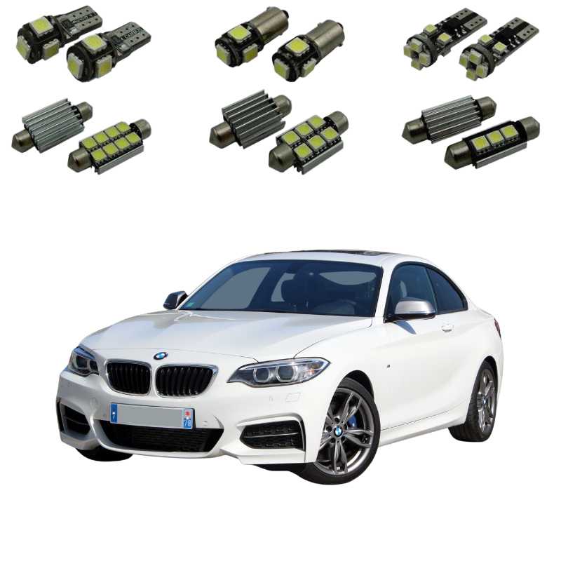 Pour BMW Série 2 F45 Active TOURER Ampoules LED plafonnier Habitacle  intérieur