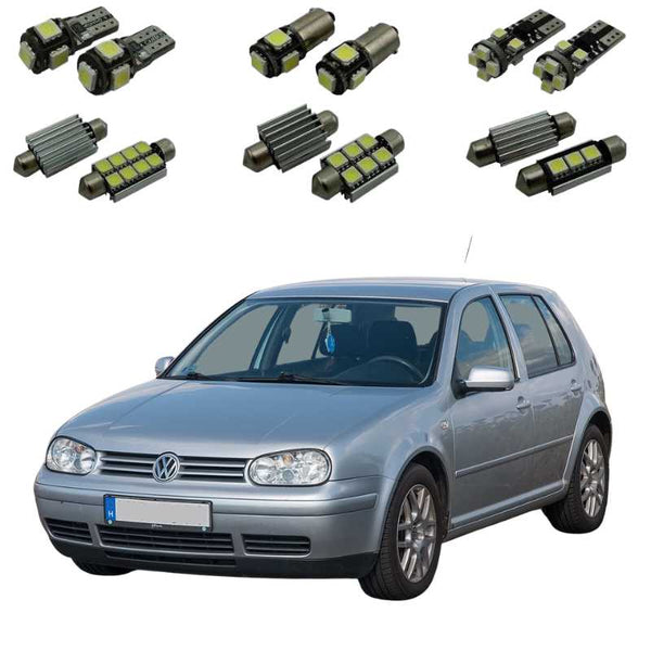 Hochleistungslampen-LED-Kit für die Scheinwerfer des Volkswagen Golf 4 - 5  JAHRE GARANTIE und Lieferung versandkostenfrei!