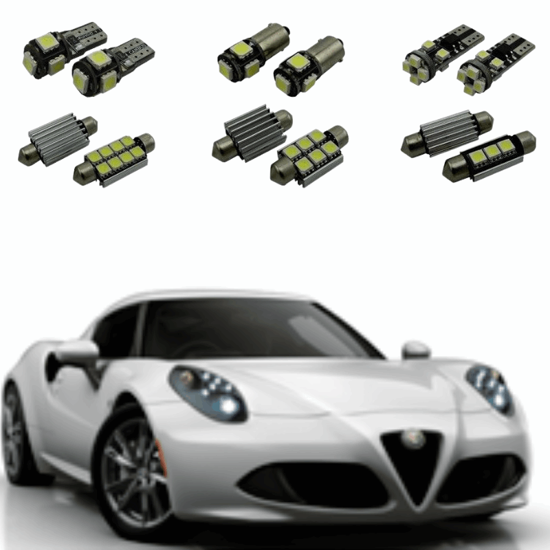 Kit LED Alfa Romeo 4C (2013 - 2019) - Pack LED Habitacle Donicars