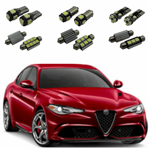 Kit LED Alfa Romeo Giulia (2016 - 2023) - Pack LED Habitacle Donicars