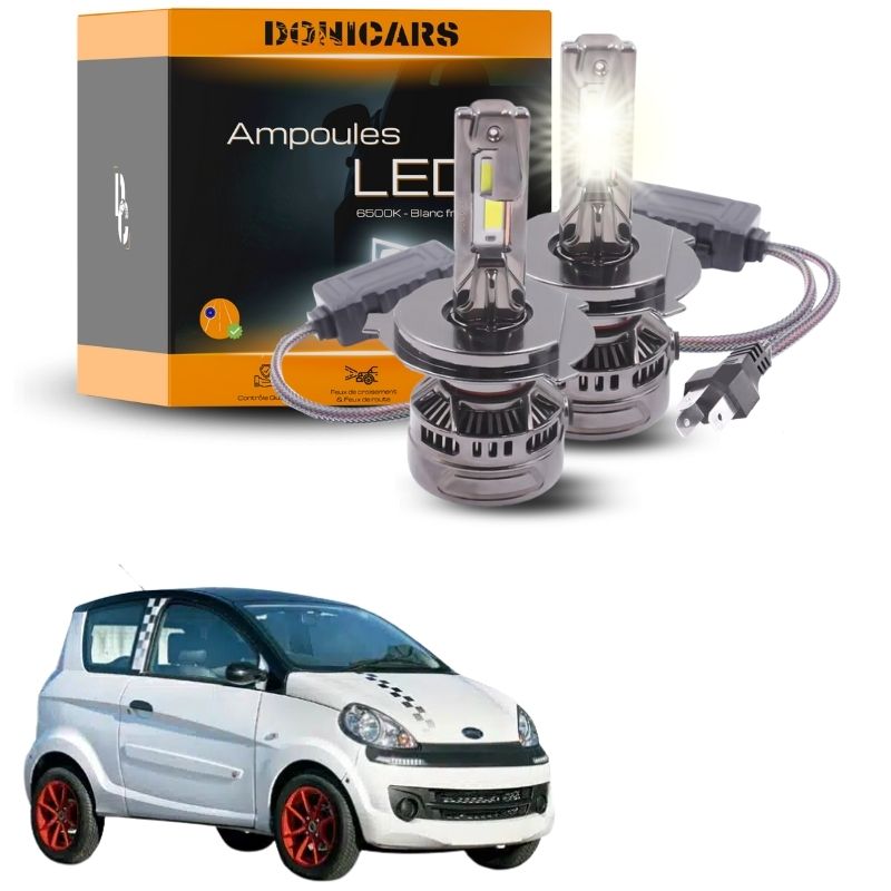 Pack Ampoules LED H4 140W Canbus pour Microcar M.Go (2008 à 2024) - Phares Avants Microcar Donicars