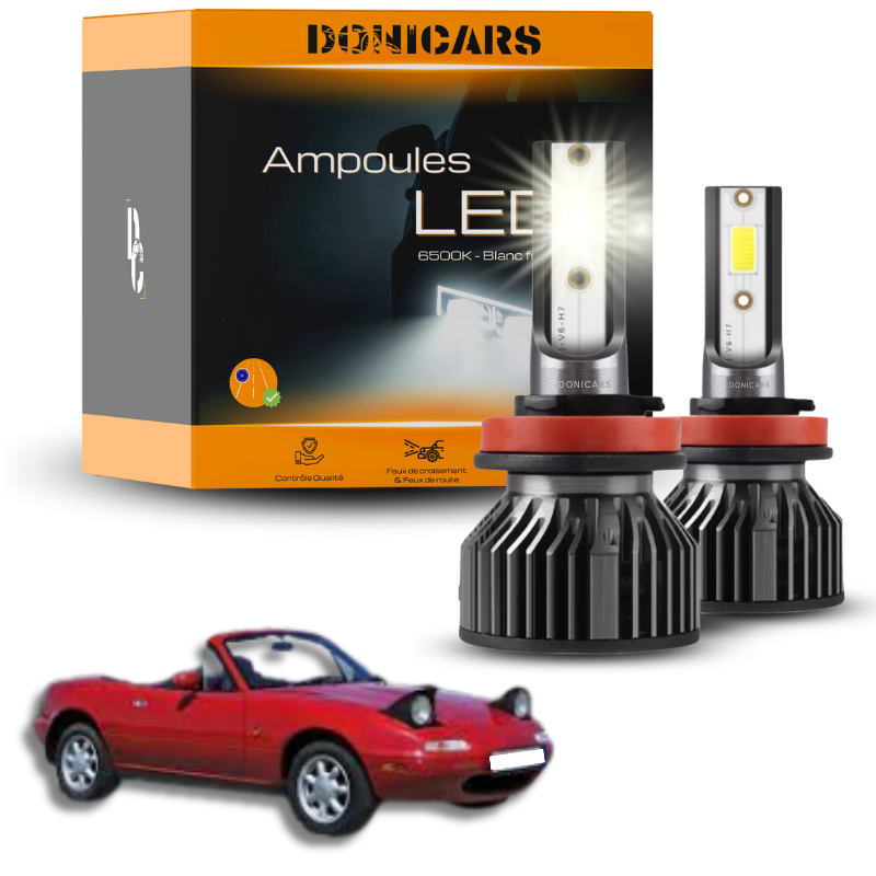 Pack Ampoules LED H4 Mazda MX-5 NA (1989 à 1997)  - Kit LED Donicars