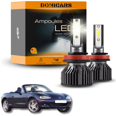 Pack Ampoules LED H4 Mazda MX-5 phase 2 (1998 à 2005)  - Kit LED Donicars