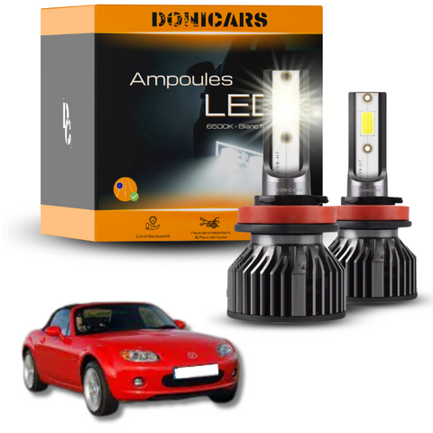 Pack Ampoules LED H7 Mazda MX-5 phase 3 (2005 à 2014)  - Kit LED Donicars