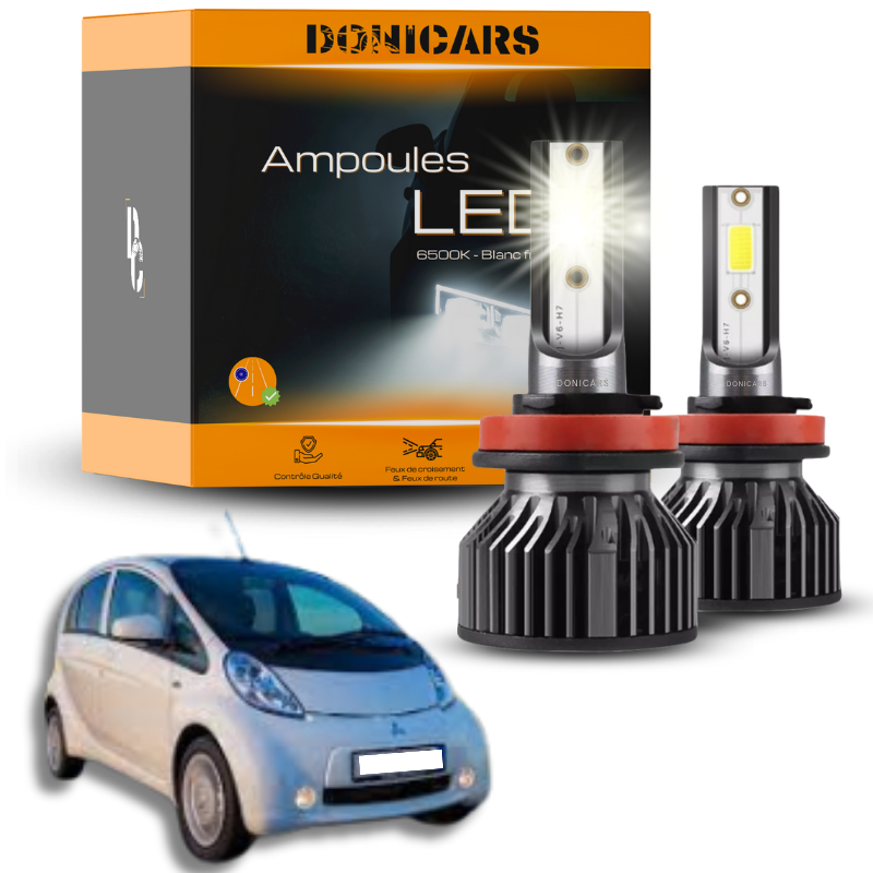 Pack Ampoules LED H4 Mitsubishi i-MiEV (2010 à 2018)  - Kit LED Donicars