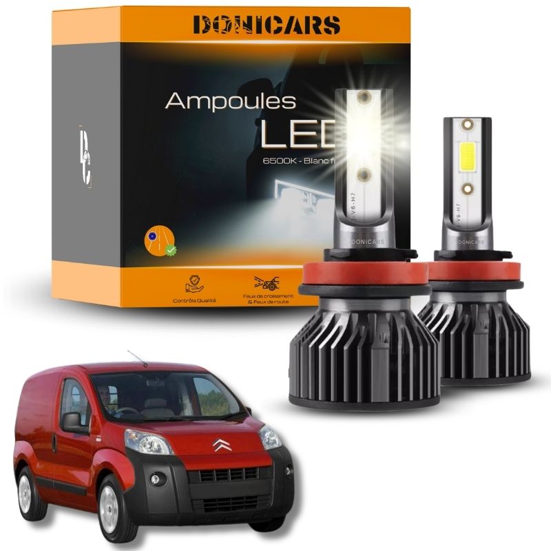 Pack Ampoules LED H4 Citroën Nemo Box (2014 - 2018)  - Kit LED Donicars