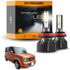 Pack Ampoules LED H7 Nissan Cube II Z11 (2002 à 2008)  - Kit LED Donicars