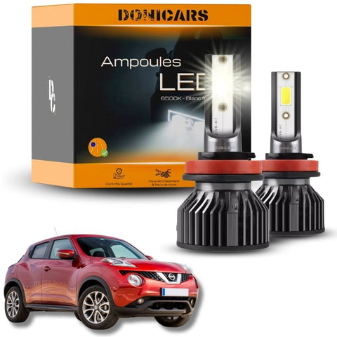Pack Ampoules LED H4 Nissan Juke (2010 à 2019)  - Kit LED Donicars