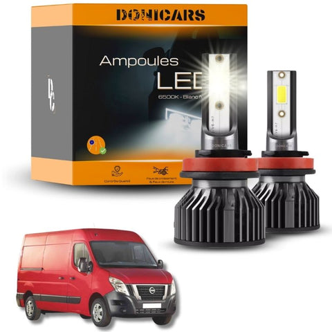 Pack Ampoules LED H7 Nissan NV400 (2011 à 2023)  - Kit LED Donicars