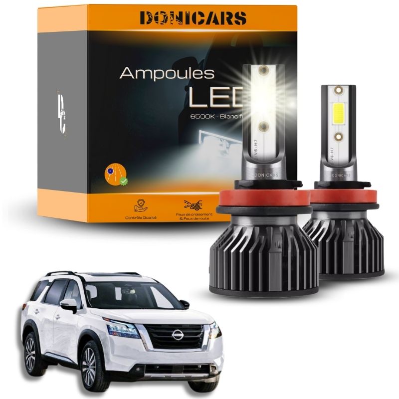 Pack Ampoules LED H11 Nissan Pathfinder R52 (2012 à 2023)  - Kit LED Donicars