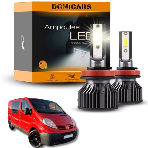 Pack Ampoules LED H4 Nissan Primastar (2000 à 2014)  - Kit LED Donicars