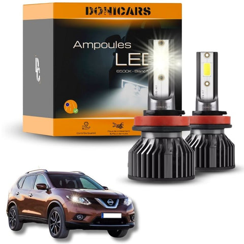 Pack Ampoules LED H7 Nissan X Trail III (2014 à 2021)  - Kit LED Donicars